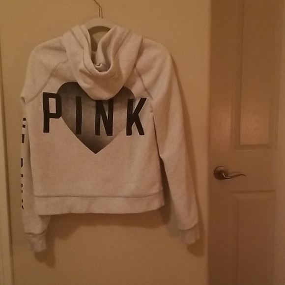 PINK Victoria's Secret Tops - ⚡{VS Pink} Love Pink Hoodie ♡